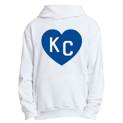 Kc Heart Blue Kansas City Urban Pullover Hoodie