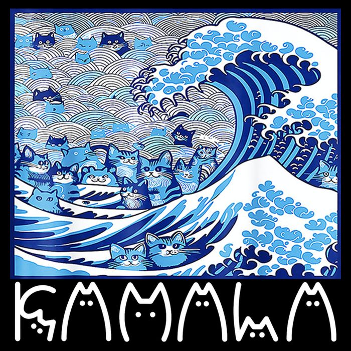 Kamala Harris Blue Cats Wave Funny Cat Impact Tech Backpack