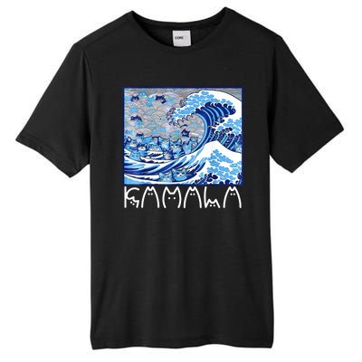 Kamala Harris Blue Cats Wave Funny Cat Tall Fusion ChromaSoft Performance T-Shirt