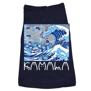 Kamala Harris Blue Cats Wave Funny Cat Doggie Tank