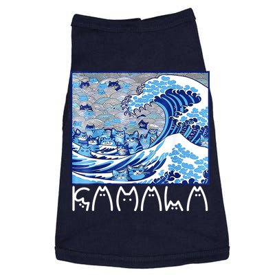 Kamala Harris Blue Cats Wave Funny Cat Doggie Tank