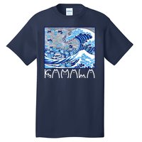 Kamala Harris Blue Cats Wave Funny Cat Tall T-Shirt