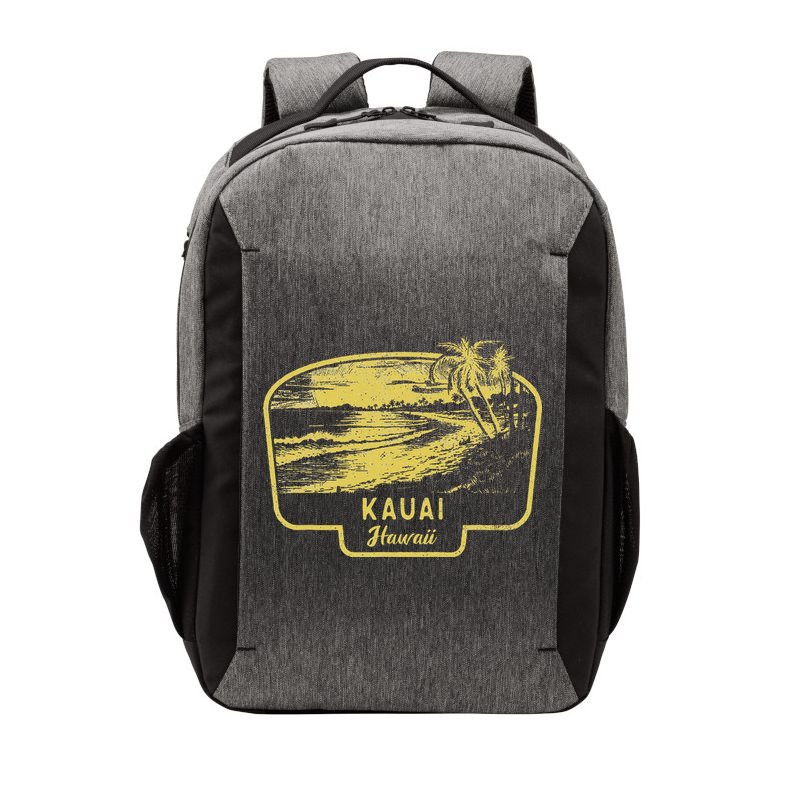 Kauai Hawaii Beach Surf Vintage Blue Vector Backpack