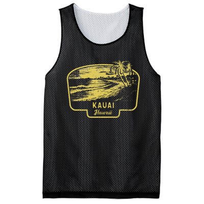 Kauai Hawaii Beach Surf Vintage Blue Mesh Reversible Basketball Jersey Tank