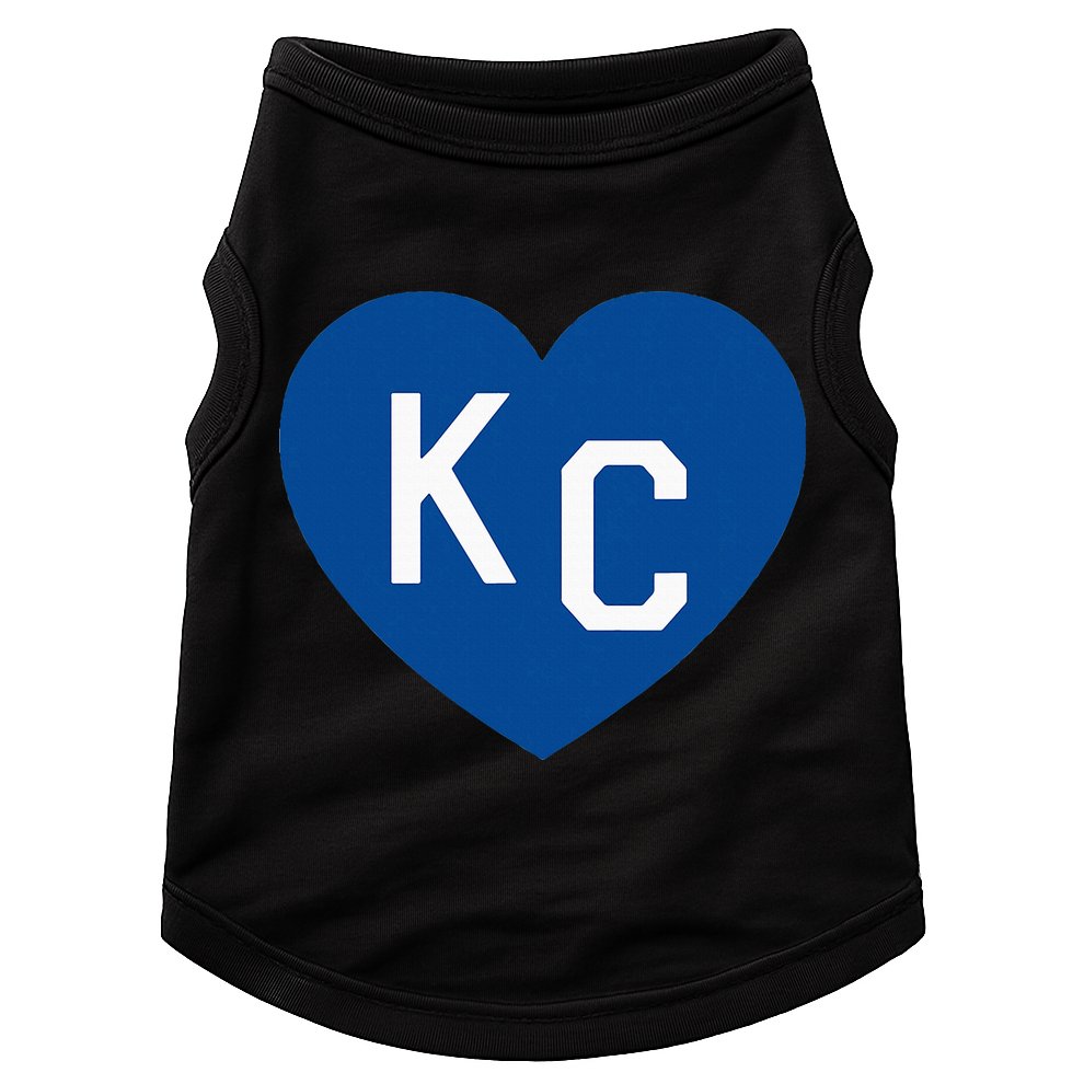 Kc Heart Blue Kansas City Heart Kc Blue Doggie Tank