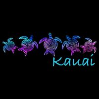 Kauai Hawaii Beach Design Tribal Turtle Gift Impact Tech Backpack