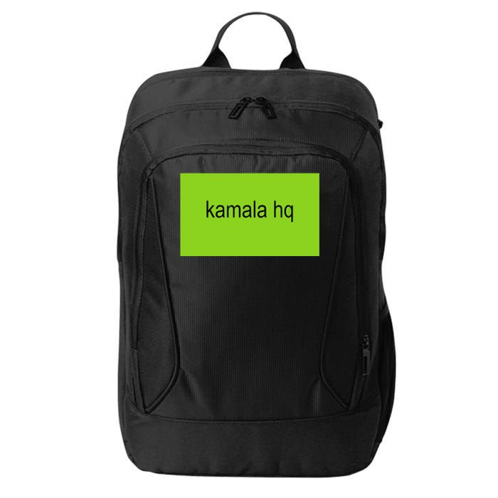 Kamala Hq Brat Meme Funny Adult City Backpack