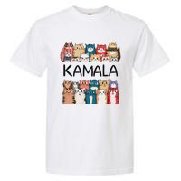 Kamala Harris Cat Lettering Positive Funny Garment-Dyed Heavyweight T-Shirt