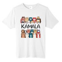 Kamala Harris Cat Lettering Positive Funny Tall Fusion ChromaSoft Performance T-Shirt