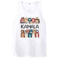 Kamala Harris Cat Lettering Positive Funny PosiCharge Competitor Tank