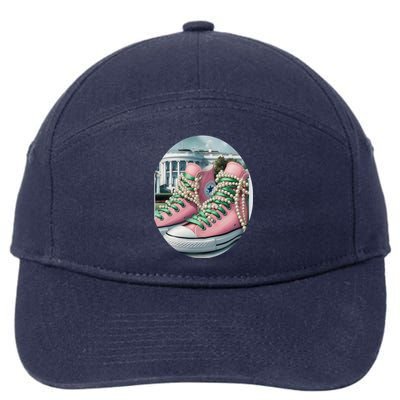 Kamala Harris Chucks 7-Panel Snapback Hat