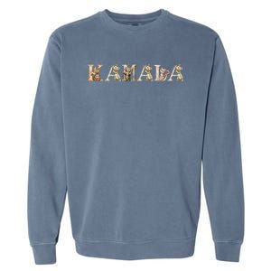 Kamala Harris Cute Cat And Kitten Font Design Garment-Dyed Sweatshirt