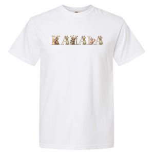 Kamala Harris Cute Cat And Kitten Font Design Garment-Dyed Heavyweight T-Shirt