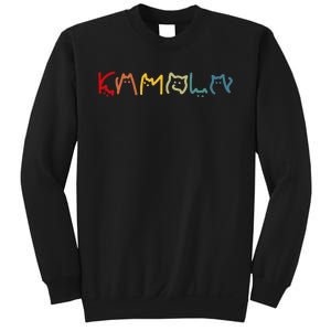 Kamala Harris Cat Lettering Funny Sweatshirt