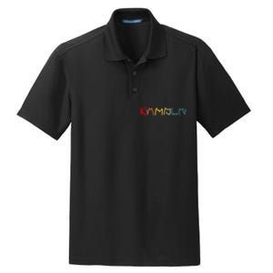 Kamala Harris Cat Lettering Funny Dry Zone Grid Polo