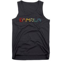 Kamala Harris Cat Lettering Funny Tank Top