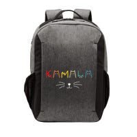 Kamala Harris Cat Lettering Positive Funny Vector Backpack