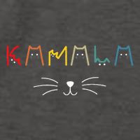 Kamala Harris Cat Lettering Positive Funny Vector Backpack
