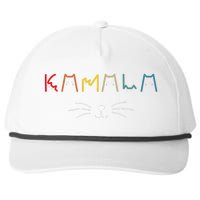 Kamala Harris Cat Lettering Positive Snapback Five-Panel Rope Hat