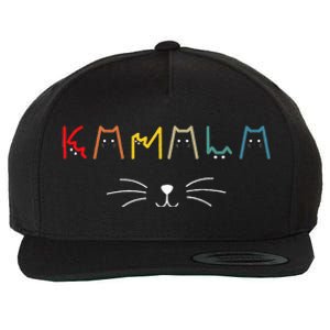 Kamala Harris Cat Lettering Positive Wool Snapback Cap