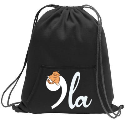 Kamala Harris Cat Ladies President Sweatshirt Cinch Pack Bag