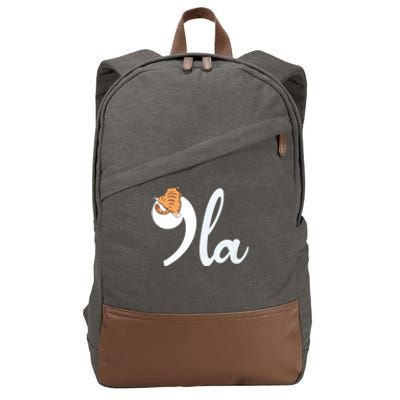 Kamala Harris Cat Ladies President Cotton Canvas Backpack