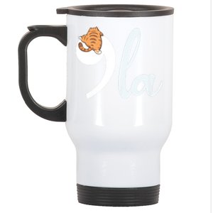 Kamala Harris Cat Ladies President Stainless Steel Travel Mug