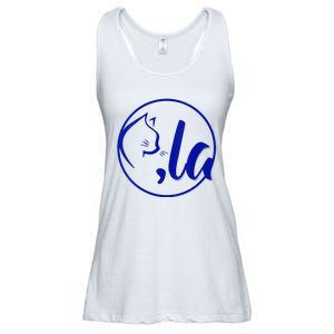 Kamala Harris Comma La Cute Cat 2024 Ladies Essential Flowy Tank