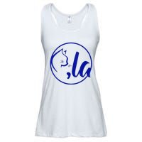 Kamala Harris Comma La Cute Cat 2024 Ladies Essential Flowy Tank