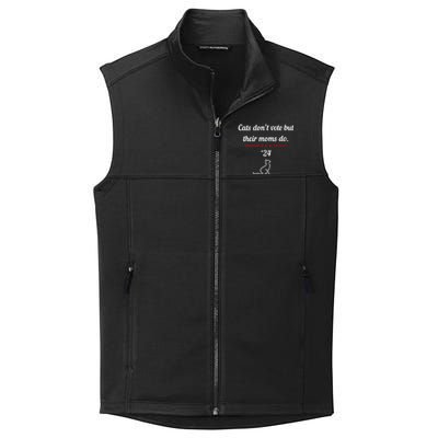 Kamala Harris Cats DonT Vote But Their Moms Do 2024 Collective Smooth Fleece Vest