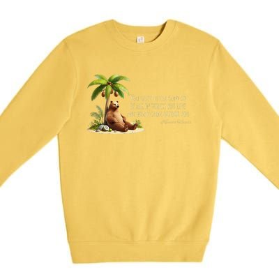 Kamala Harris Coconut Tree Quote Premium Crewneck Sweatshirt