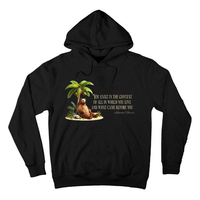 Kamala Harris Coconut Tree Quote Hoodie