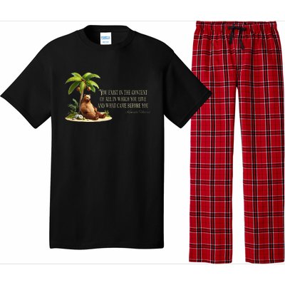 Kamala Harris Coconut Tree Quote Pajama Set