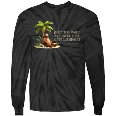 Kamala Harris Coconut Tree Quote Tie-Dye Long Sleeve Shirt