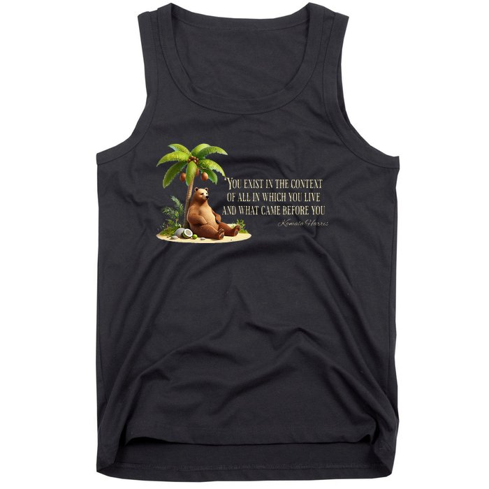 Kamala Harris Coconut Tree Quote Tank Top