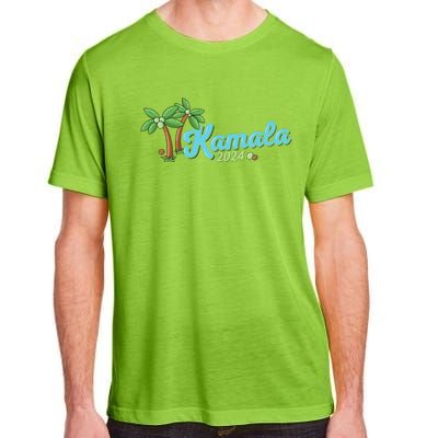 Kamala Harris Coconut Tree 2024 Democrat For President Adult ChromaSoft Performance T-Shirt