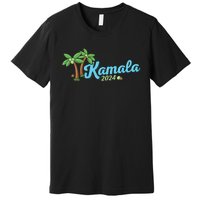 Kamala Harris Coconut Tree 2024 Democrat For President Premium T-Shirt