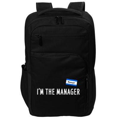 Karen Halloween Costume Im The Manager Matching Impact Tech Backpack