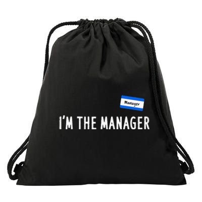 Karen Halloween Costume Im The Manager Matching Drawstring Bag