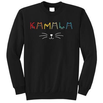 Kamala Harris Cat Lettering Positive Funny Sweatshirt