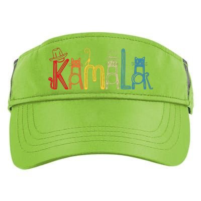 Kamala Harris Cat Lettering Positive Funny Adult Drive Performance Visor