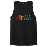 Kamala Harris Cat Lettering Positive Funny PosiCharge Competitor Tank