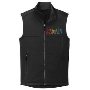 Kamala Harris Cat Lettering Positive Funny Collective Smooth Fleece Vest