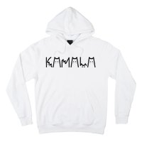 Kamala Harris Cat Lettering Positive Funny 2024 Hoodie