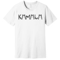 Kamala Harris Cat Lettering Positive Funny 2024 Premium T-Shirt