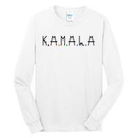 Kamala Harris Cat Lettering Positive Funny 2024 Tall Long Sleeve T-Shirt