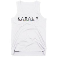 Kamala Harris Cat Lettering Positive Funny 2024 Tank Top