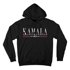 Kamala Harris Cat Lettering Positive Funny 2024 Hoodie