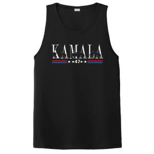 Kamala Harris Cat Lettering Positive Funny 2024 PosiCharge Competitor Tank