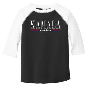 Kamala Harris Cat Lettering Positive Funny 2024 Toddler Fine Jersey T-Shirt